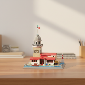 Set di Costruzioni <span class=keywords><strong>Torre</strong></span> della Vergine <span class=keywords><strong>Istanbul</strong></span> Turchia, Giocattolo Educativo in Plastica ABS, 909 Pezzi - Product Image 2