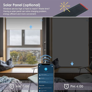 Motore a batteria WiFi Smart tendina oscurante parasole motorizzato per finestrino tenda elettrica - Product Image 4
