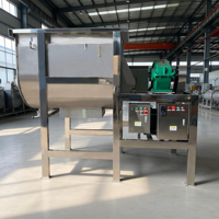 Mélangeur à ruban horizontal en acier inoxydable de type U pour poudres sèches, céréales, farine, soja, millet