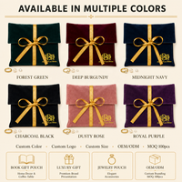 Tas Dompet Amplop Suede Imitasi Cetak Logo Kustom, Tas Kemasan Ekstensi Rambut, Kantong Beludru Penyimpanan Wig Perhiasan, Hadiah Fashion