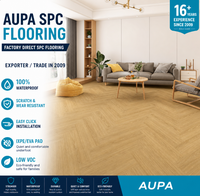 Revêtement de sol SPC résistant à l'humidité, composite pierre-plastique, pour villas, solution de sol intérieur