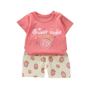 Girls' Short Suits Summer Wholesale Clothes Sport Children Clothing Set Kids Tales Baby Clothing Kids Outdoor Clothing