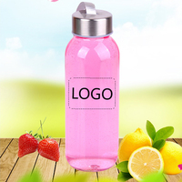 Bouteille d'eau transparente en verre vide pour boisson, style sportif, simple et durable, pour un Smoothie doux, 1 pièce
