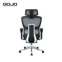 Chaise de patron ergonomique au design moderne de haute qualité ensemble de chaise de bureau pivotante à dossier haut équipement de bureau de refroidissement