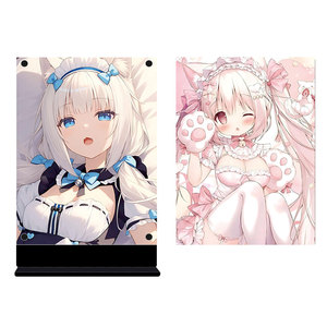 Lumière LED Peinture <span class=keywords><strong>Nekopara</strong></span> Anime Veilleuse pour Adolescent Décoration de Chambre Veilleuse Lampes de Bureau Led Rétro-Éclairé Poster - Product Image 5