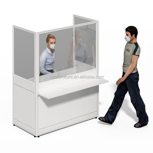 Bureau de séparation de séparation de système démontable de pièce de bureau qui respecte l'environnement + cloisons - Product Image 2