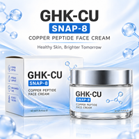 Crème au peptide de cuivre GHK-CU Snap-8 et niacinamide, anti-âge, éclaircissante, réparatrice de barrière cutanée, stimulant de collagène, marque privée, dropshipping