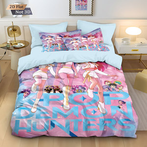 Parures de lit personnalisées K-POP Witch Hunt Series imprimées numériquement en 3D, disponibles en différentes tailles - Product Image 1