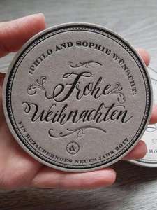Posavasos de Papel Ecológicos Personalizados con Logotipo, Posavasos para Tazas, para Café, Cerveza y Vino - Product Image 2