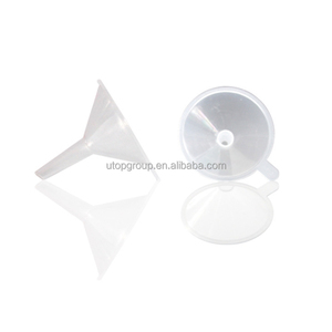 Atacado semi-transparente plástico PP material mini funil para cosméticos líquidos, perfume, óleos - Product Image 3