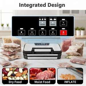 Scelleuse sous vide commerciale OEM avec poignée Easy-Lock, gonflage d'air, idéale pour les préparateurs <span class=keywords><strong>de</strong></span> repas, les foyers zéro déchet, scelleuses sous vide pour aliments - Product Image 4