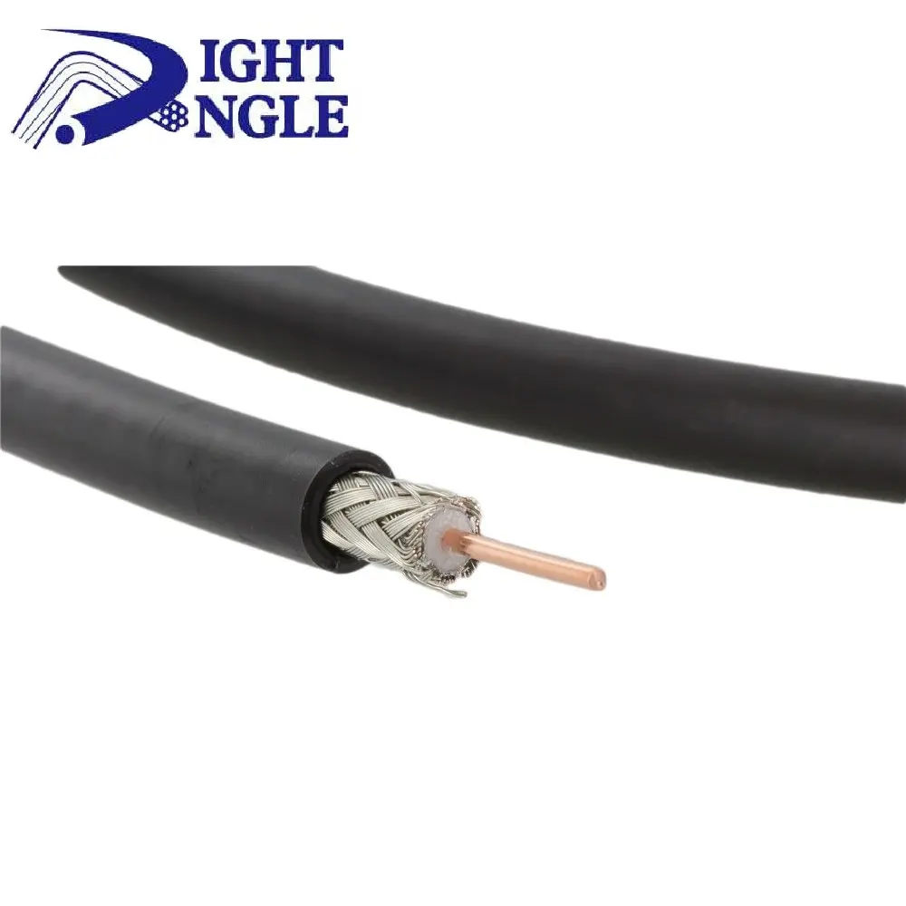 Kabel Koaksial Kamera CCTV RG58 U RG174 RG213, Kabel Keamanan Kamera CATV 50Ohm UNTUK APLIKASI Antena dan RF