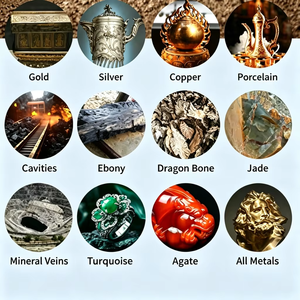Détecteur de métaux souterrain longue portée FM3D avec écran, imagerie <span class=keywords><strong>3D</strong></span> de précision 50M, pour la recherche d'or et de trésors - Product Image 4