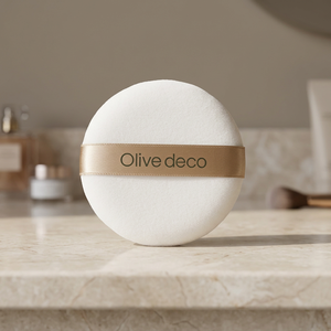 Olive Deco Round Cosmetic Puffs Collection Caron 75 pièces - Product Image 3