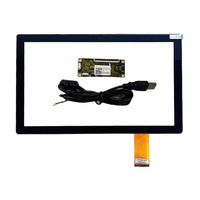 Pantalla Táctil Capacitiva de 15.6 Pulgadas con Controlador, Interfaz USB/RS232, Pantalla Táctil de 15.6 Pulgadas para Monitor