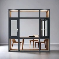 Ventanas Corredizas con Aislamiento Térmico y Acústico, Ventanas Abatibles de Aluminio con Protección Contra el Aire