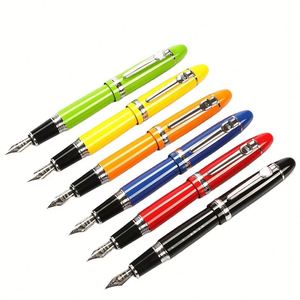 ปากกาหมึกซึม X1008 สีสันสดใส หัวปากกาอิริเดียม สำหรับงานศิลปะและคัดลายมือ สีโรสโกลด์ หรูหรา สวยงาม น้ำหนักดี ทำจากโลหะ - Product Image 1