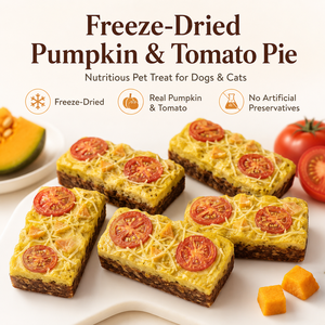 Friandises pour chiens innovantes et saines : Tarte lyophilisée <span class=keywords><strong>gourmet</strong></span> à la citrouille et aux tomates, riches en fibres, pour l'entraînement - Product Image 3