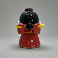 Céramique traditionnelle chinoise mignonne petite fille tirelire articles de décoration chinois peints à la main pour la maison ou la décoration
