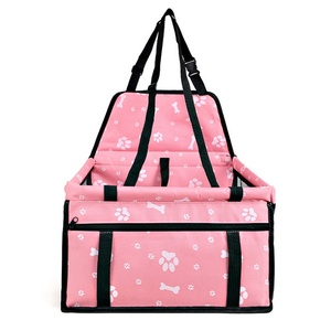 <strong>Pet</strong> Reinforce Car <strong>Booster</strong> Seat for Dog Cat Portable and Breathable Bag with Seat Belt Dog Carrier Safety Stable for <strong>Pets</strong> - Product Image 2