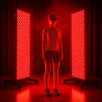 Panneau de luminothérapie infrarouge à contrôle simultané corps entier de qualité médicale pour le bien-être et le soulagement de la douleur (660 nm, 850 nm)