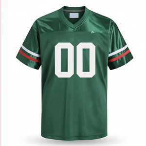 Camisetas de Fútbol Americano con Sublimación Completa de Diseño Personalizado, 100% Poliéster, Transpirables, Ecológicas, Unisex, Colores y Tallas Personalizadas, OEM - Product Image 3