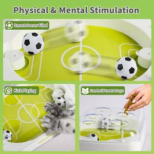 Juguete Interactivo para Gatos con Forma de Balón de Fútbol, Material ABS Luminoso, Inducción Inteligente, Funciones para Aliviar la Ansiedad, para Juego Educativo - Product Image 4