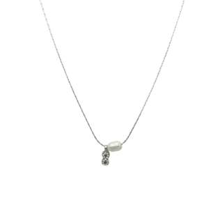 Collar de Cristal, Acero Inoxidable 316L, Chapado en Oro PVD, Joyería Sostenible y Resistente, Cadena de Serpiente, Minimalista, Unisex - Product Image 1