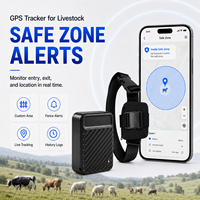 GPS/GSM de 10000mAh, Resistente al Agua, Super Larga Duración de Batería, Alerta de Zona Segura con Geo-cerca, 180 Días de Historial de Rutas, Reproducción, Multibanda Global