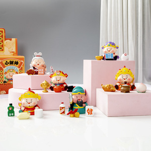 Figura Coleccionable de Resina de Yu Mo Craft, Pequeño Dios de la Riqueza, Caja Sorpresa, Regalo para Niños y Adultos - Product Image 2