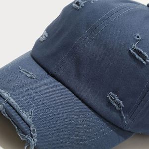 Casquette de baseball en coton vieilli, style trucker, couleur unie, avec logo brodé personnalisé acceptable, pour homme - Product Image 5