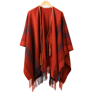 10% <span class=keywords><strong>cachemire</strong></span> 90% laine marque femmes <span class=keywords><strong>Poncho</strong></span> hiver dames gland chaud concepteur <span class=keywords><strong>cachemire</strong></span> Cape écharpes châle - Product Image 4
