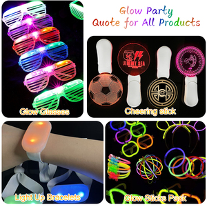 Hot bán tùy chỉnh giáng sinh <span class=keywords><strong>LED</strong></span> Light Stick Đảng không dây điều khiển từ xa Glow Sticks với không thấm nước 3 chế độ - Product Image 4