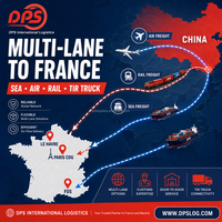 Transport maritime Chine vers France Le Havre Fos DDP Porte à Porte FCL LCL Service de transitaire logistique express