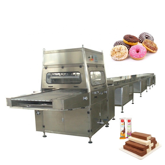 YUCHO Factory Sales Automatic Enrober Chocolate Enrobing Line Chocolate Coating Machine with Cooling Tunnel