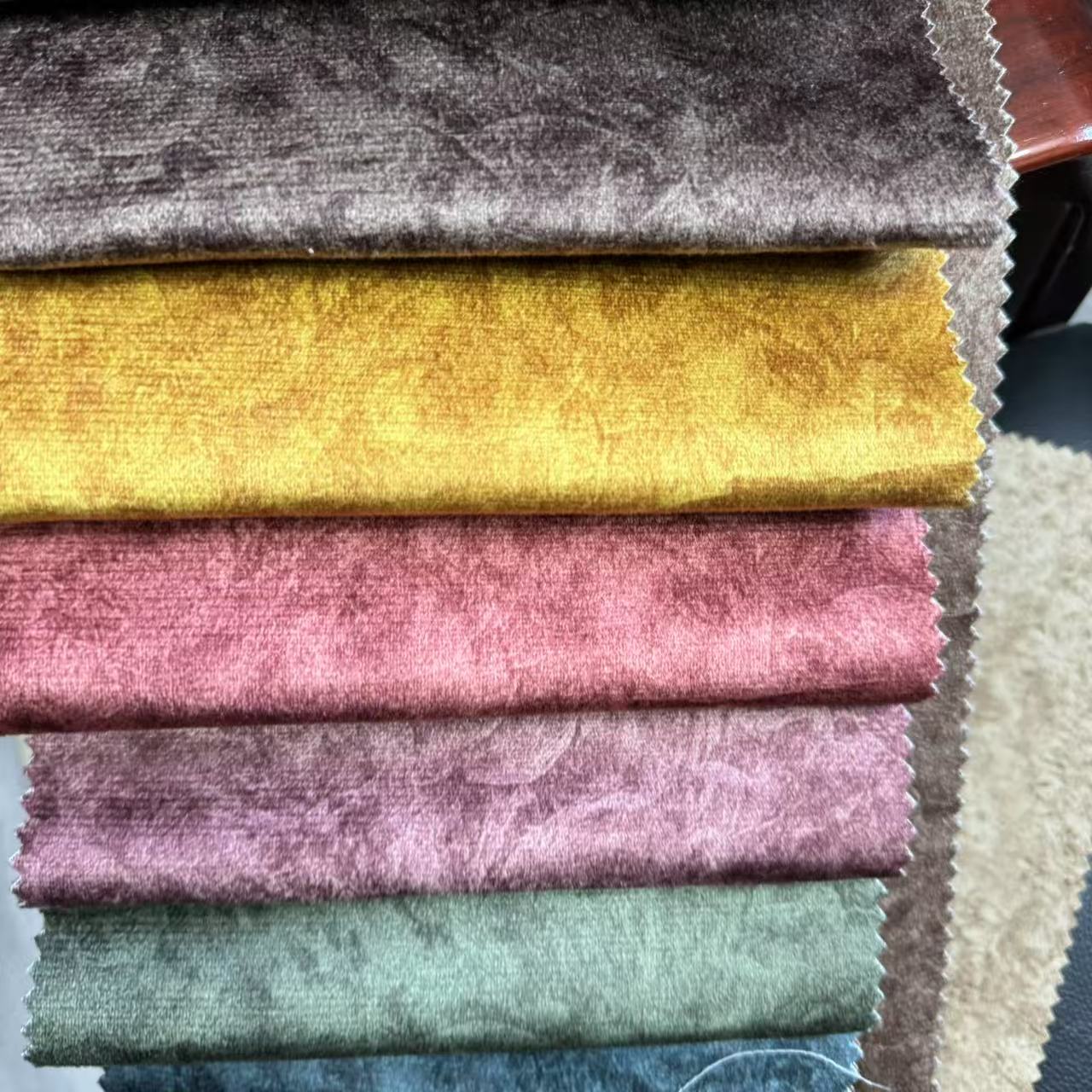 Wholesale Leather Car Sofa Fabric Price Heavyweight Custom Color New 100% Synthetic Artificial