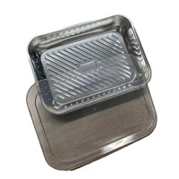 Boîtes à lunch réutilisables étanches en acier inoxydable Récipients de stockage de cuisine empilables faciles à nettoyer pour le stockage des aliments