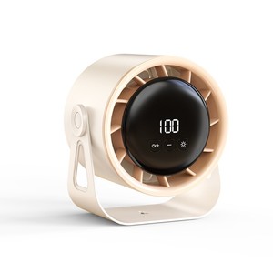 พัดลมตั้งโต๊ะดิจิตอลแบบขายส่ง พร้อมรีโมทคอนโทรล หมุนได้ 720 องศา ปรับระดับได้ แบบหนีบ ใช้ในออฟฟิศ ความเร็วสูง แรงลมทรงพลัง - Product Image 6