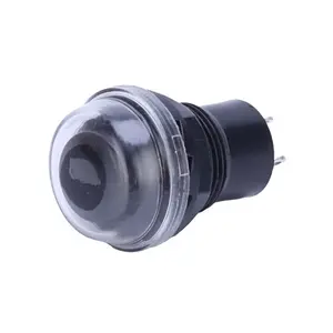 Push Arcade Button Switch 2 Pin Terminal 12Mm Mounting Push Button Switch Off-(On) Momentary 1A 250Vac Push Button Switch