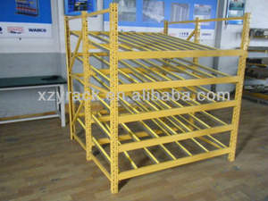 Fábrica de China Fácil de ensamblar Almacén Cartón Sistema de estantería de flujo Estante de línea de flujo - Product Image 6