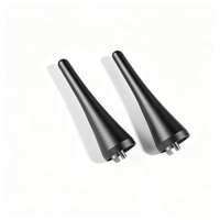 Antenne universelle courte pour toit de véhicule, mât d'antenne de 3,8 pouces (9,5 cm) pour radio FM AM, pour voiture, camion, SUV, fourgonnette