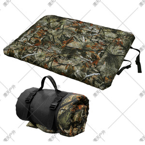 Dog <b>Camping</b> <b>Mat</b> Pine Needle Camouflage Rollable Outdoor Pet Bed for Travel - Product Image 5