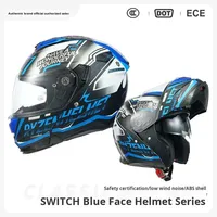 Casque de moto modulaire intégral certifié DOT ECE, casque de course rabattable en ABS, vente en gros