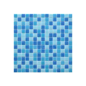 Good quality Hot-Melting Glass Mosaic for bathroom swimming pool tiles
