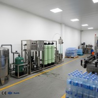 Système de purification d'eau automatique, installation de filtration RO, équipement de traitement de l'eau potable, système d'osmose inverse 500 lph