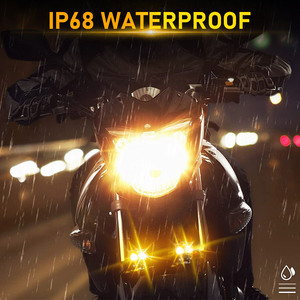 Baobao Chiếu Sáng BB1290 2 Owl Moto Mini Ổ Đĩa Trắng Vàng Đèn Sương Mù Xe Máy <span class=keywords><strong>LED</strong></span> Ánh Sáng Cho Xe Máy Xe Đạp Luces <span class=keywords><strong>LED</strong></span> Para Moto - Product Image 2