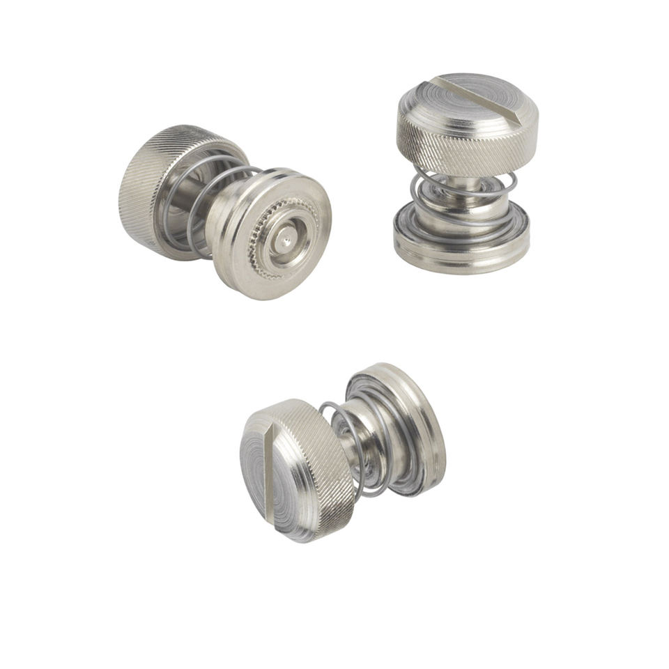 Stainless Steel Spring-Loaded Captive Panel Screws - M3 M4 M5 Slotted ...