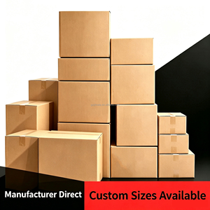 Boîtes d'expédition pour petites entreprises, boîtes en carton ondulé, emballage en carton, boîte en papier personnalisée pour coffret cadeau, robe, vente en gros - Product Image 2