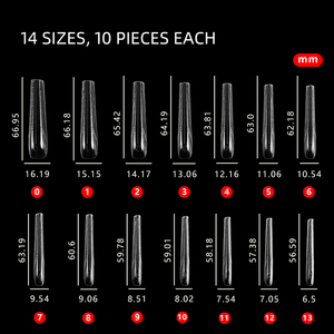 70 Uds. Moldes Transparentes de Cristal para Uñas, Doble Forma, Sin Papel, Puntas Rápidas para Extensión de Gel, para Salón, Venta al por Mayor - Product Image 4