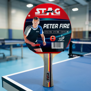 Hot Selling TT Racket High Quality Customizable for Training and Entertainment Peter Fire <b>Table</b> Tennis Racquet with Wooden Case - Product Image 4